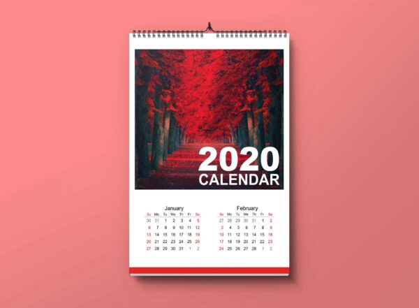 A3 Wall Calendar (7 Sheets)