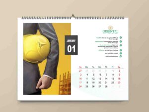 A2 Wall Calendar (13 Sheets)
