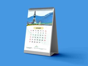 A5 Table Calendar (13 Sheets)