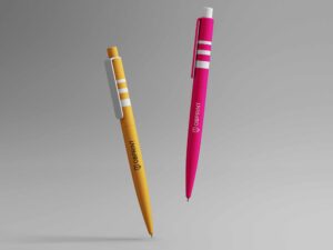 Floating Pens Mockup-Recovered Ball Pens