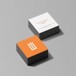Square-Business-Card Square Business Cards (Double sided)